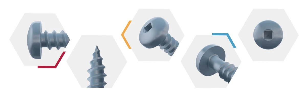 Pan Head Square Drive Sheet Metal Screws-ASME B 18.6.5M-detail Pan Head Square Drive Sheet Metal Screws-ASME B 18.6.5M-detail